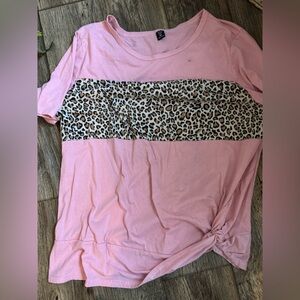 SHEIN Pink Casual Tee